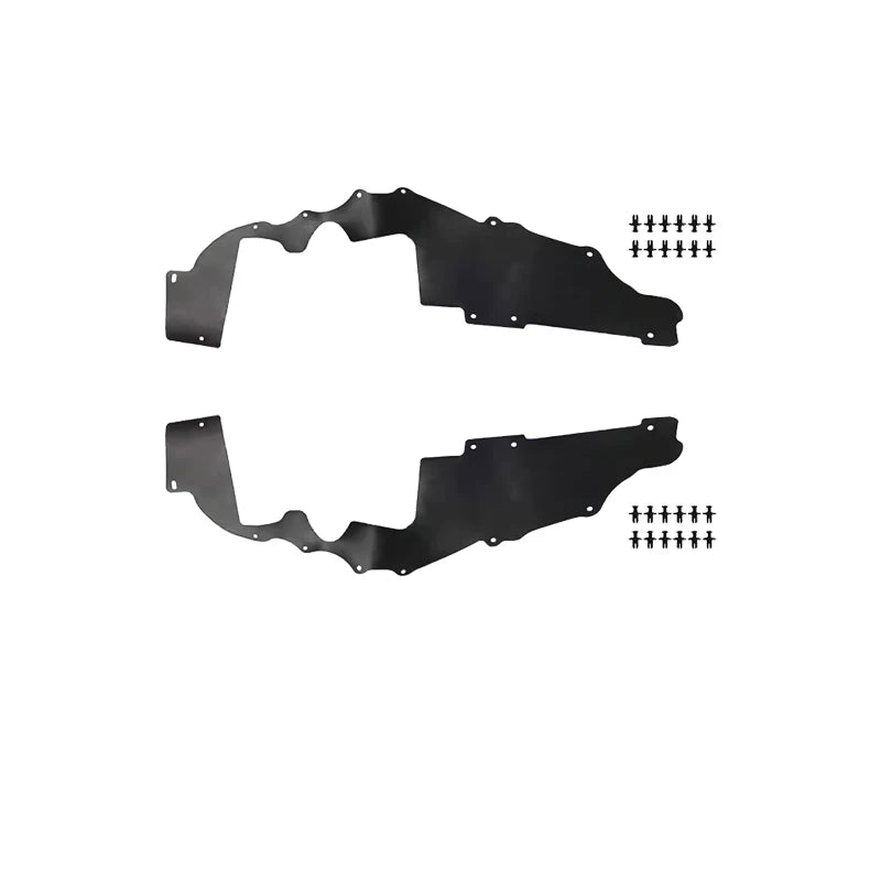 Splash Guard Fender Liner Protective Cover Compatible with Toyota Land Cruiser LC100 Lexus LX470 Front Wheel 2 Piece Set Tuck's Performance