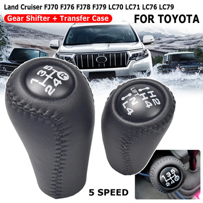 5 Speed For Toyota Land Cruiser FJ70 FJ76 FJ78 FJ79 LC70 LC76 Manual Transmission+Transfer Gear Shift Change Lever Knob HandBall Tuck's Performance