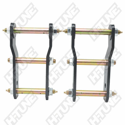 Shackle hardware and pins supplied