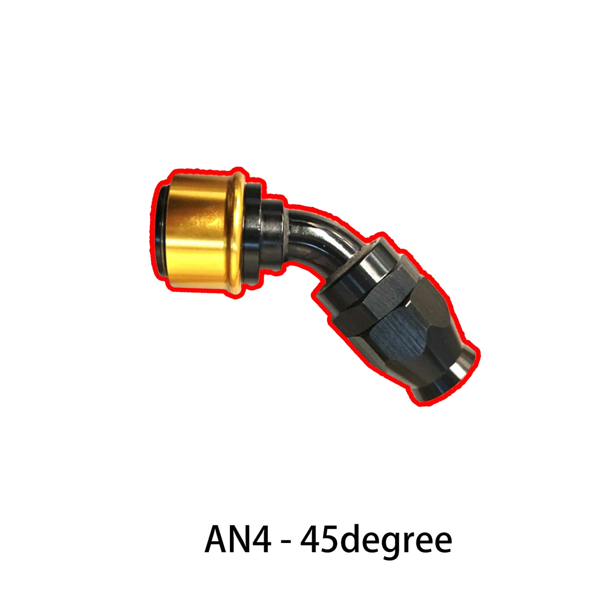 PTFE Quick Release AN Fittings -AN6-AN8-AN10-AN12-AN16 Swivel Fuel Hose End ORB Adapter For PTFE Hose Straight/45/90Degree Tuck's Performance