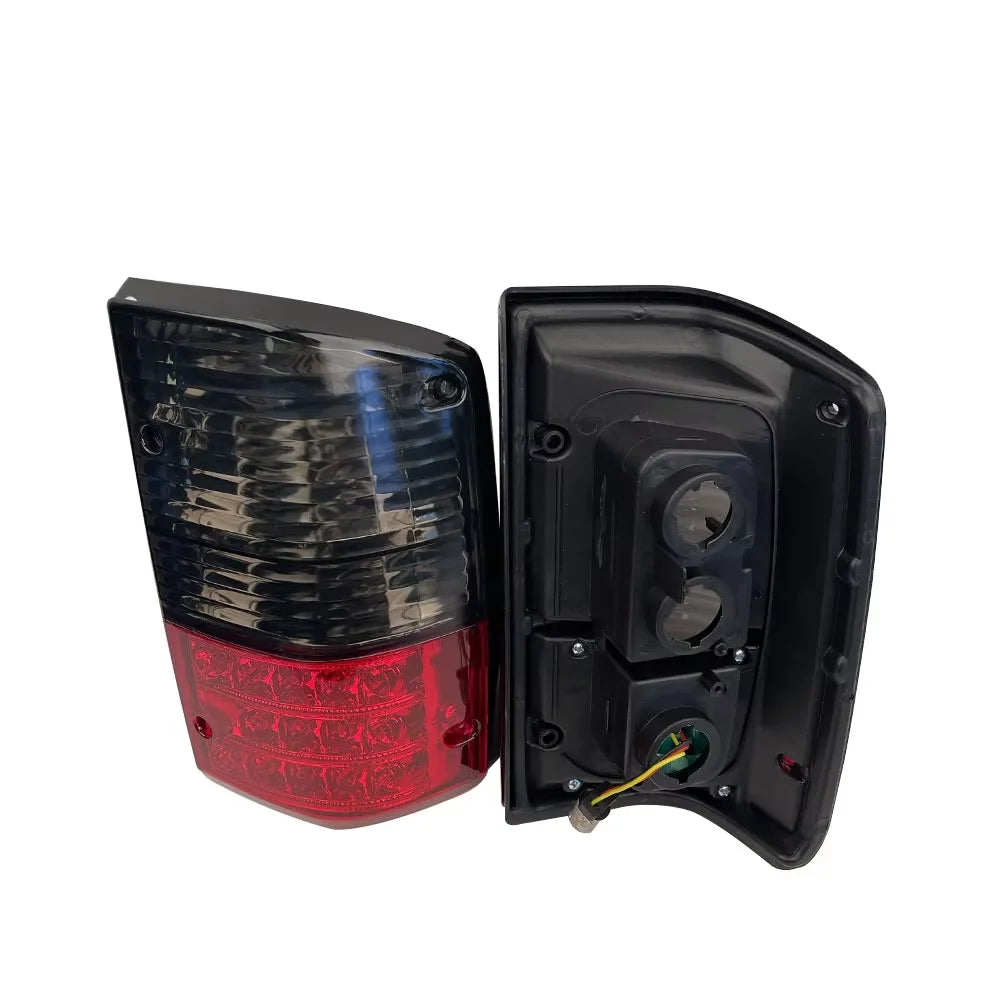 2Pcs LED Tail Lights For Nissan Safari Patrol Y60 1987-1997 Modified Black Red Rear Brake Lamps Tuck's Performance