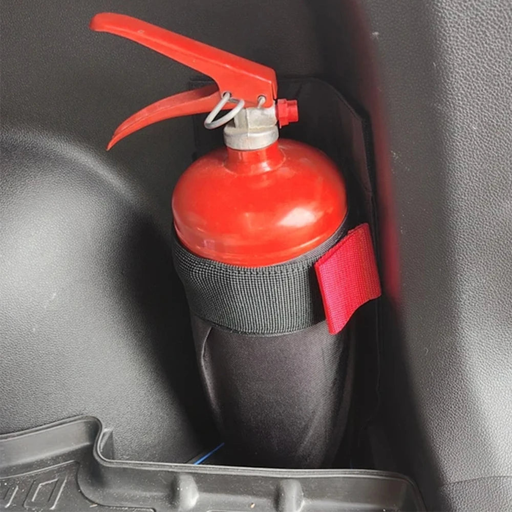 2026 Car Organizer Trunk Storage Bag Backseat Storage & Trunk Mount Bracket for FireExtinguisher Storage Tuck's Performance