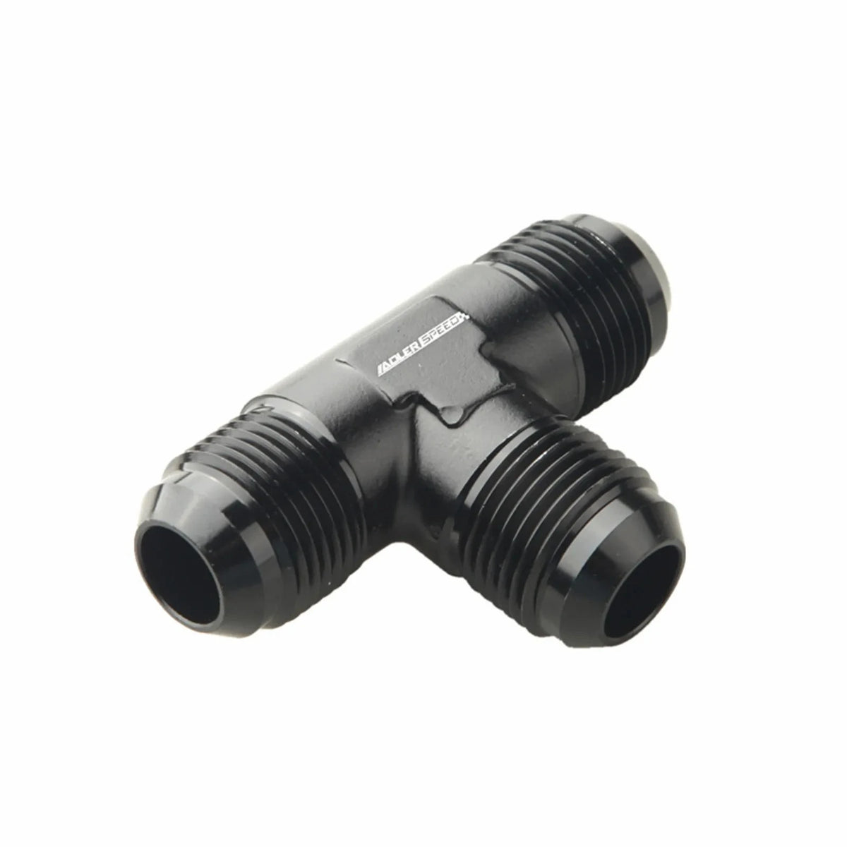 Universal AN3/4/6/8/10/12 Aluminum Alloy AN Male Thread Flare Tee Union T Pipe Fuel Hose Fitting Adapter Black/Blue Tuck's Performance