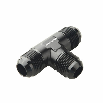 Universal AN3/4/6/8/10/12 Aluminum Alloy AN Male Thread Flare Tee Union T Pipe Fuel Hose Fitting Adapter Black/Blue Tuck's Performance