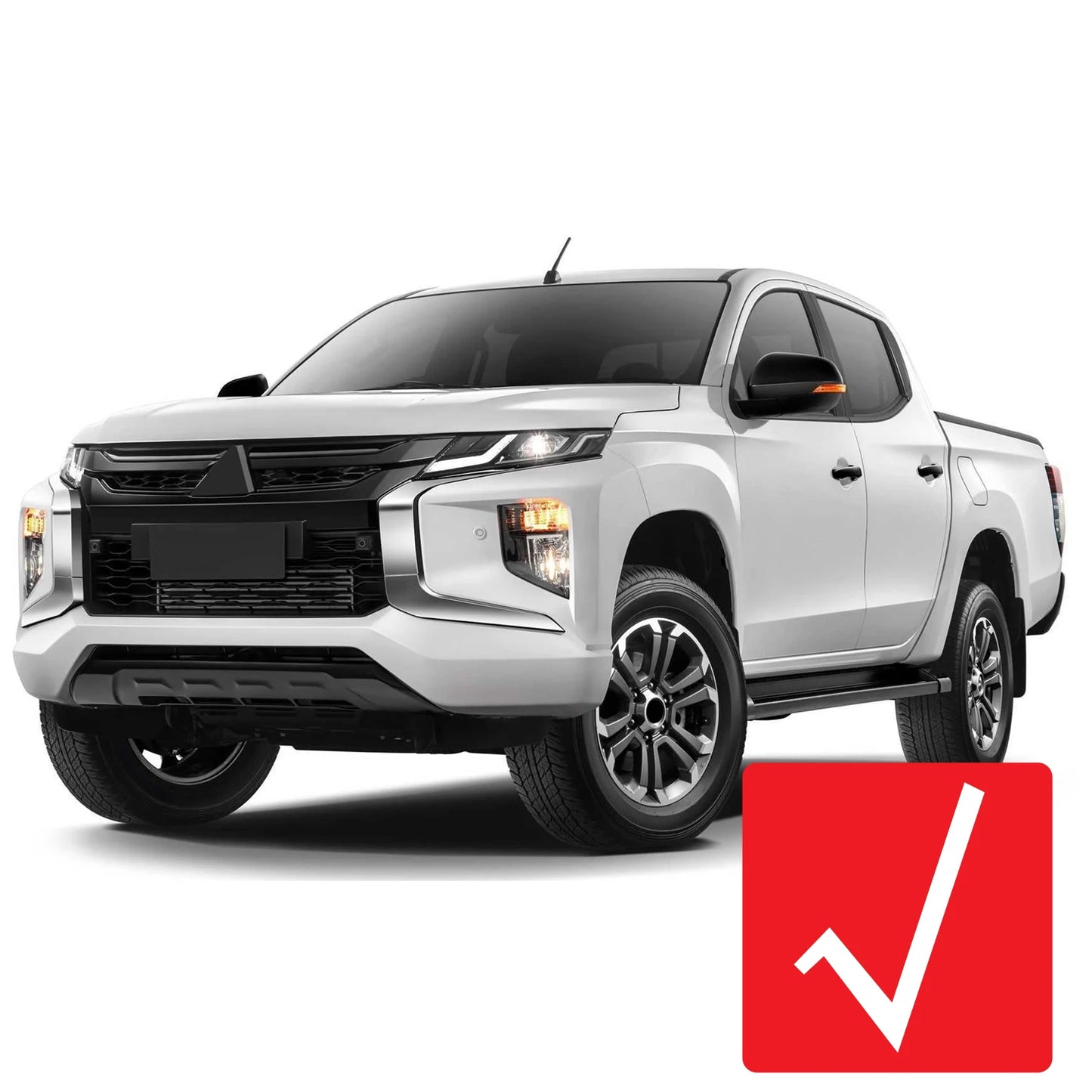 For Mitsubishi Triton L200 2019 2020 2021 2022 2023 Car Accessories Dynamic Turn Signal Lamps LED Side Mirror Sequential Lights Tuck's Performance