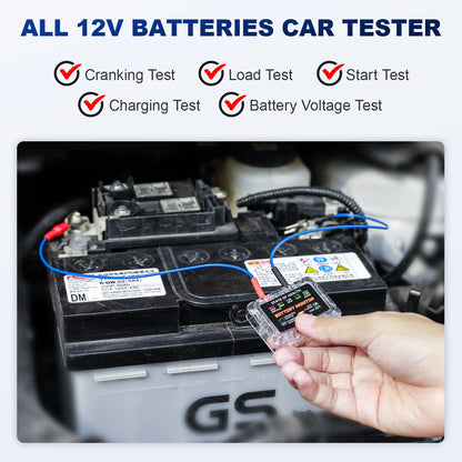 ANCEL BM200 PRO Battery Tester 12V LED Monitor Display Professional Battery Health SOH SOC Tester Analyzer Charging Tester Tool Tuck's Performance