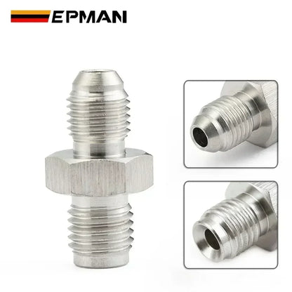EPMAN Inverted Flare Fitting Turbo Oil Feed Adapter To Male AN3 AN4 Stainless Steel 304 EPCGQ161 Tuck's Performance