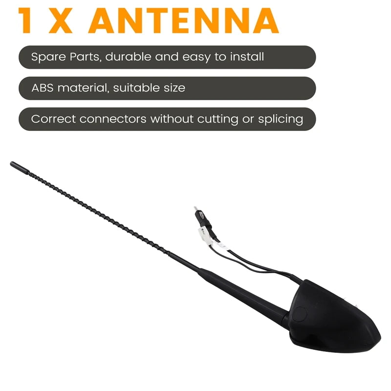 Replacement roof antenna length reference, D-MAX 2012-2019