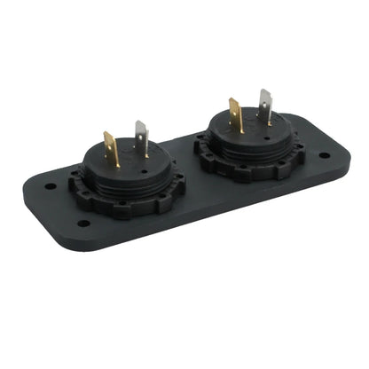 Waterproof 12V/24V Dual LED Digital Voltmeter Panel image 4