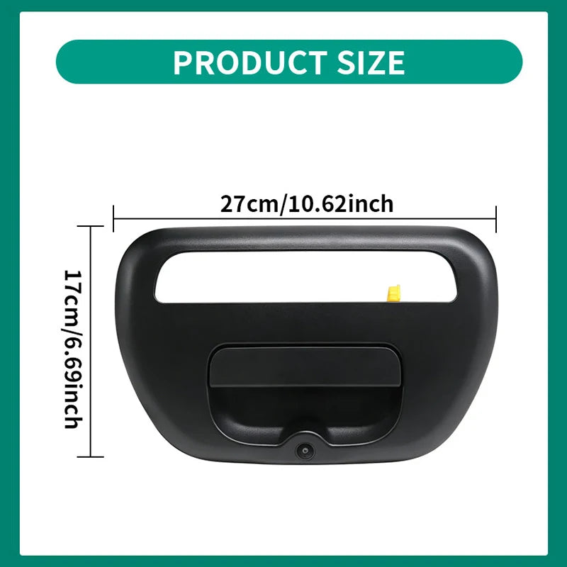AHD 170° Pickup Tailgate Handle Camera Black For Mitsubishi-Triton L200 2005-2015 5716A031XA Car Rear View Backup Camera Tuck's Performance