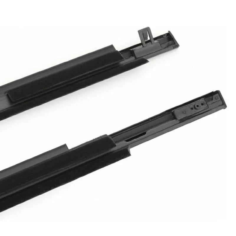 4Pcs Chrome/Black Window Rubber Trim For Toyota Land Cruiser LC100 Series For Lexus LX470 1998-2007 Weatherstrip 75740-60030 Tuck's Performance