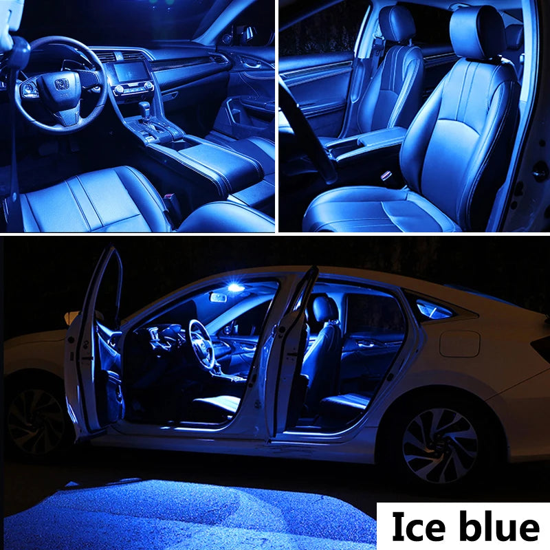 T10 W5W LED globe close-up, 6000K white