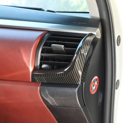 Toyota Hilux 2015-2021  Side Air Outlet Cover Trim Car Styling Carbon Fiber