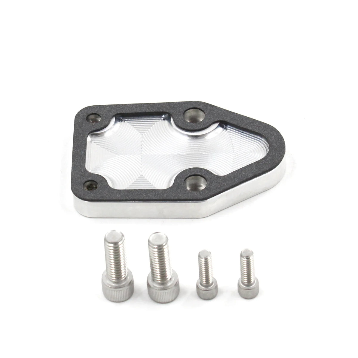 SMALL BLOCK FOR CHEVY BILLET FUEL PUMP BLOCK OFF PLATE ALUMINUM SBC 283 327 350#2071 Tuck's Performance
