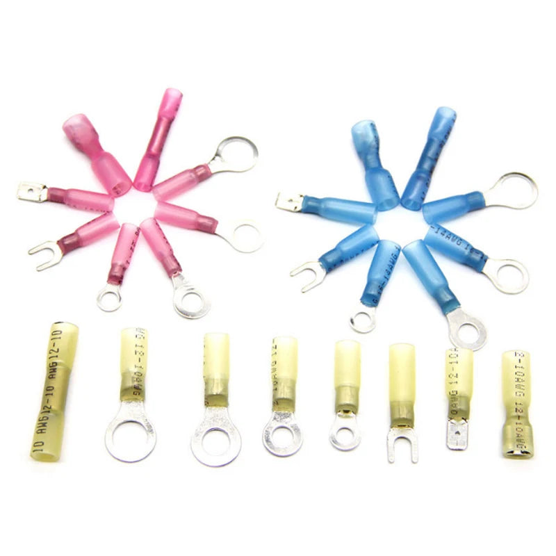 240pc Heat Shrink Ring & Spade Connector Kit product view 14
