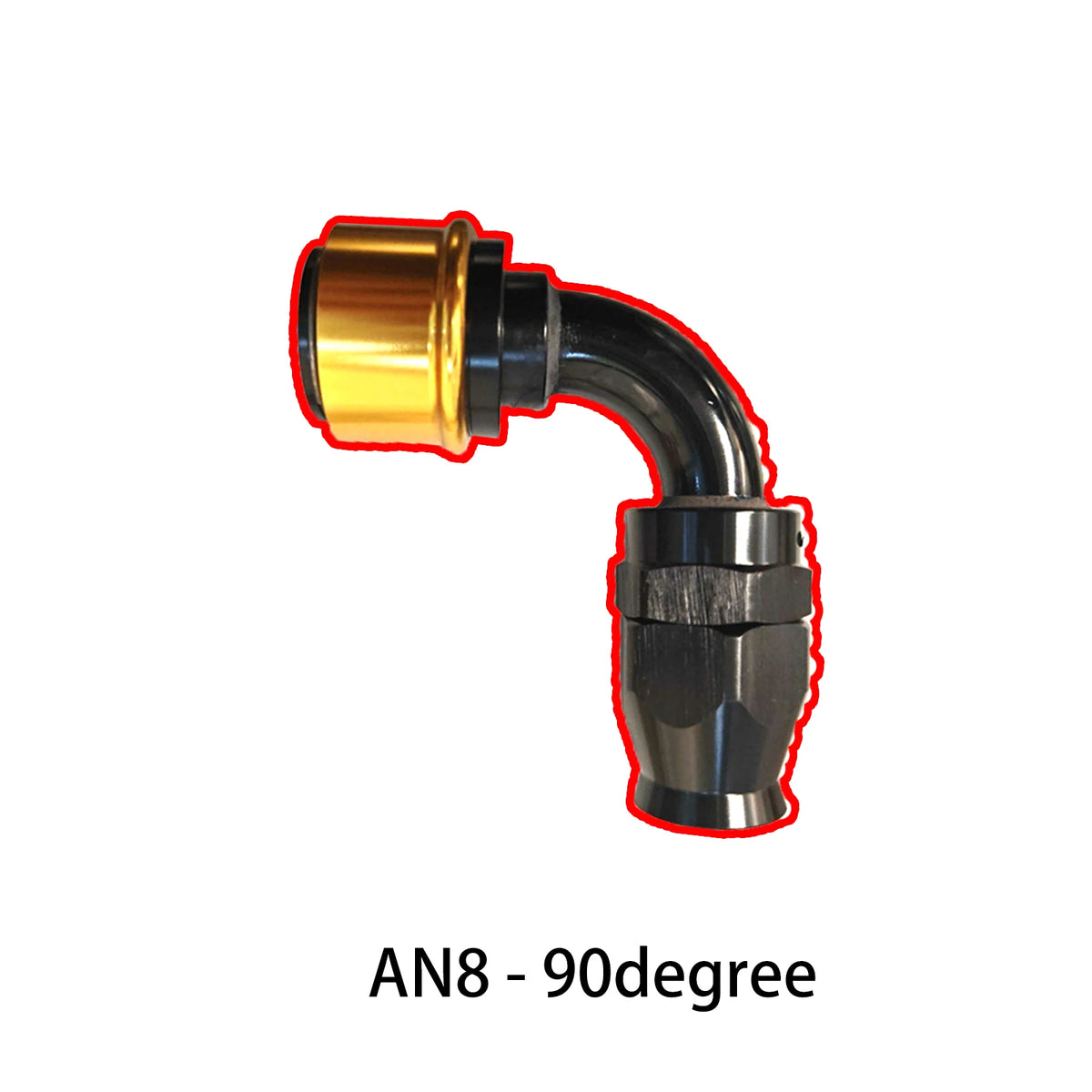 PTFE Quick Release AN Fittings -AN6-AN8-AN10-AN12-AN16 Swivel Fuel Hose End ORB Adapter For PTFE Hose Straight/45/90Degree Tuck's Performance