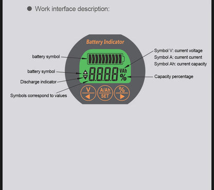 TR16 DC 8-100V Battery Tester 50A 100A 350A Battery Capacity Tester Digital Waterproof Ammeter Voltmeter with Memory Function Tuck's Performance
