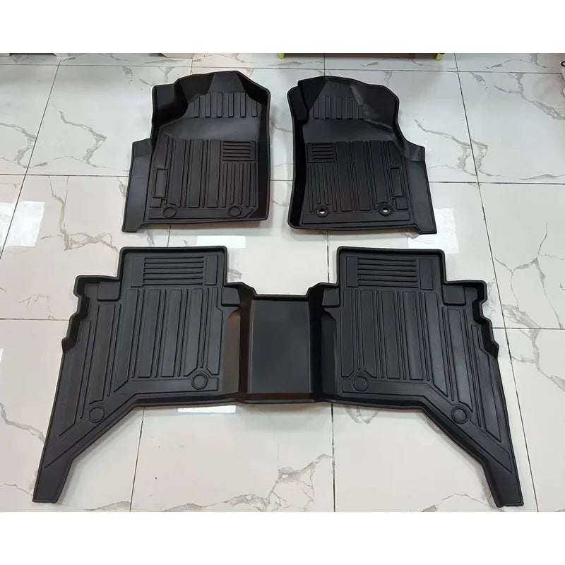3D TPE LHD RHD Car Floor Mat For Toyota Hilux Vigo 2005-2014 Carpet Liner Tray Floor Mat Anti-slip waterproof Auto Accessories Tuck's Performance