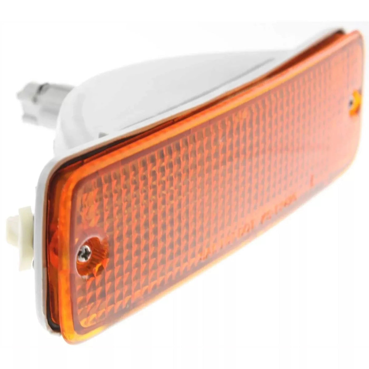 Close up of amber lens on 1988-1997 Hilux front corner indicator