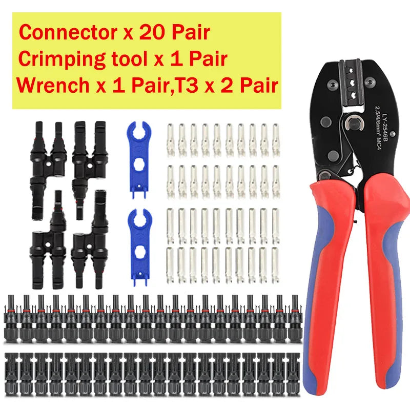 Solar Panel Connectors - 1000V 30A, 2.5 to 6mm² Tucks Performance
