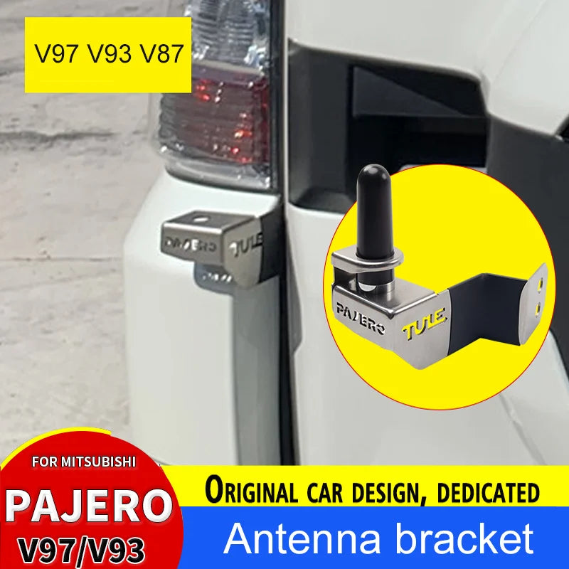 Rear Door Antenna Bracket for Mitsubishi Pajero Montero MK3 MK4 Shogun Anti-Theft Antenna Bracket Exterior Trim Tuck's Performance