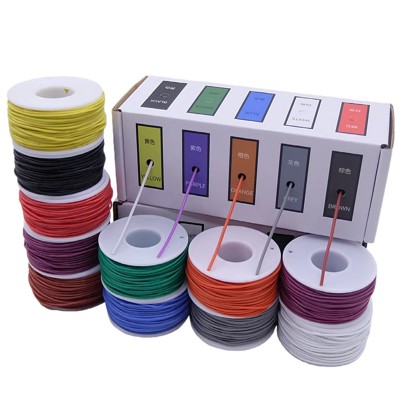 5 Colour Tinned Copper Silicone Wire Kit – 20AWG to 30AWG - product image 7