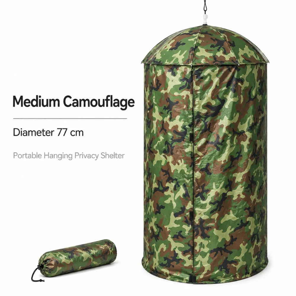 Medium 77cm camo privacy tent with carry bag