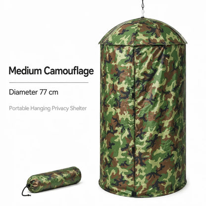 Medium 77cm camo privacy tent with carry bag