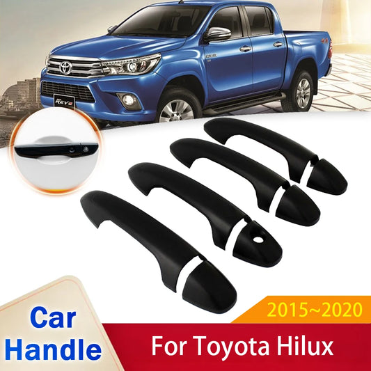 Toyota HILUX 2015~2020 Gloss Black Smart Door Handle Cover