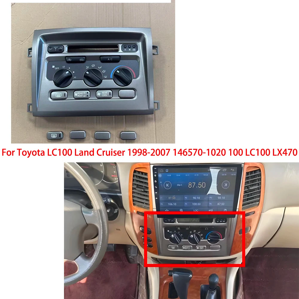 Climate control button layout, Lexus LX470