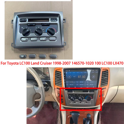 Climate control button layout, Lexus LX470