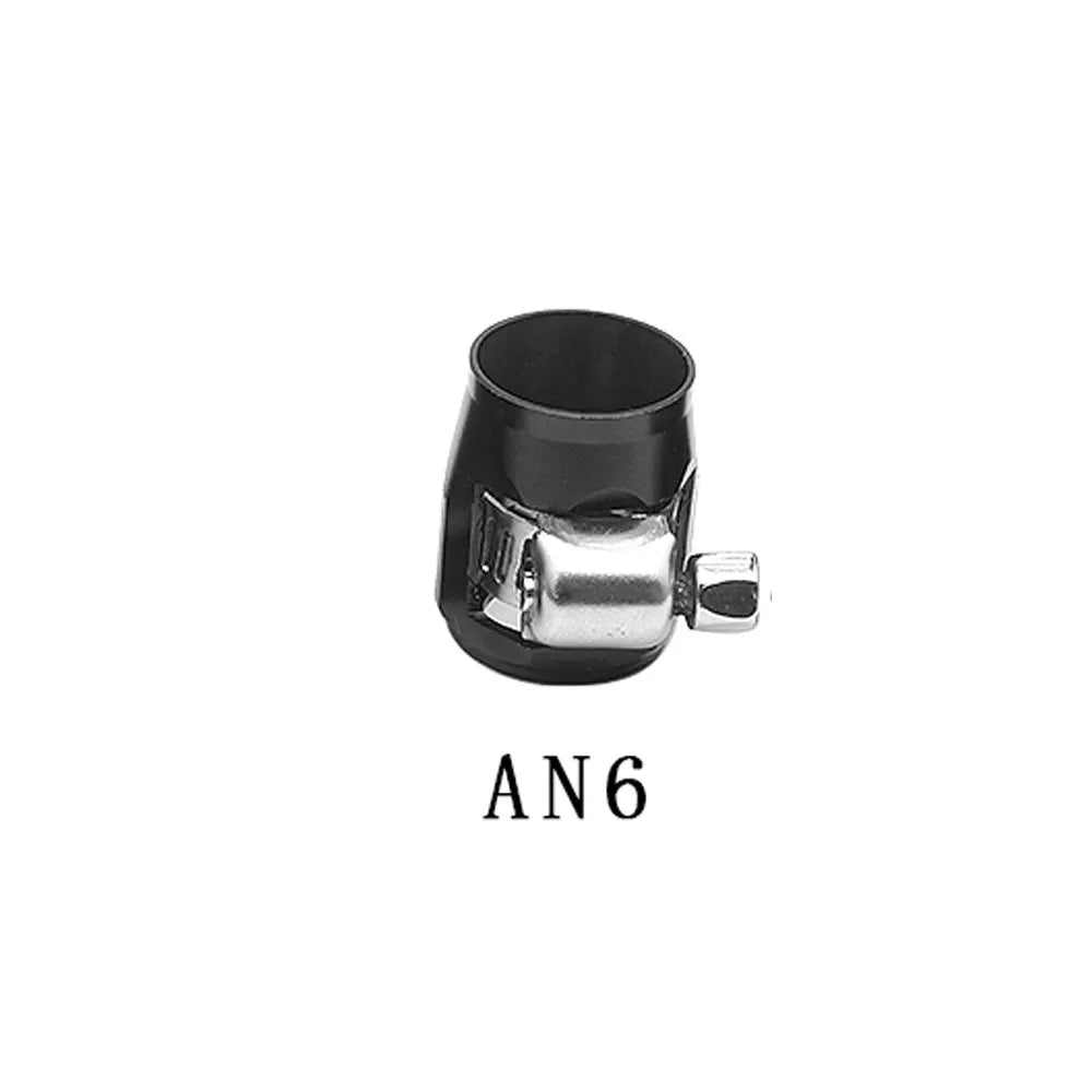 Fuel Line Hose Finisher AN4/AN6/AN8/AN10/AN12 Clamp Finisher Aluminum Car Modification Accessories Tuck's Performance