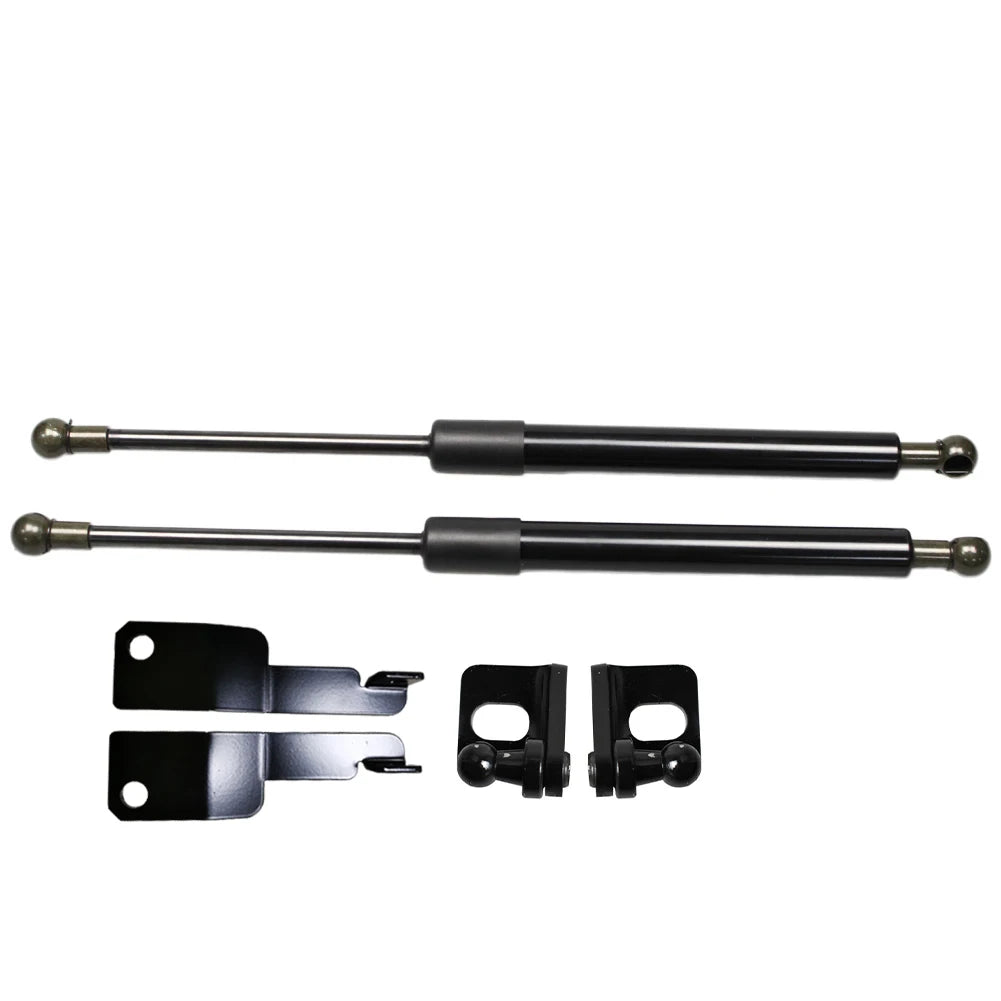 Gas strut fitted holding D-Max bonnet open without a prop rod