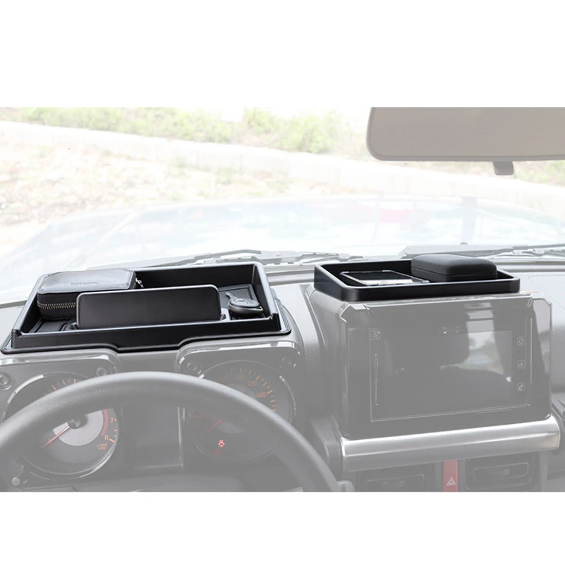 Car Center Console Dashboard Organizer Water Drink Cup Holder Stand for Suzuki Jimny JB64 JB74 2019-2026 Interior Accessories Tuck's Performance