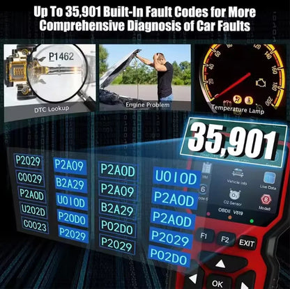 V519 OBD2 Diagnostic Scanner & Voltage Tester - product image 5