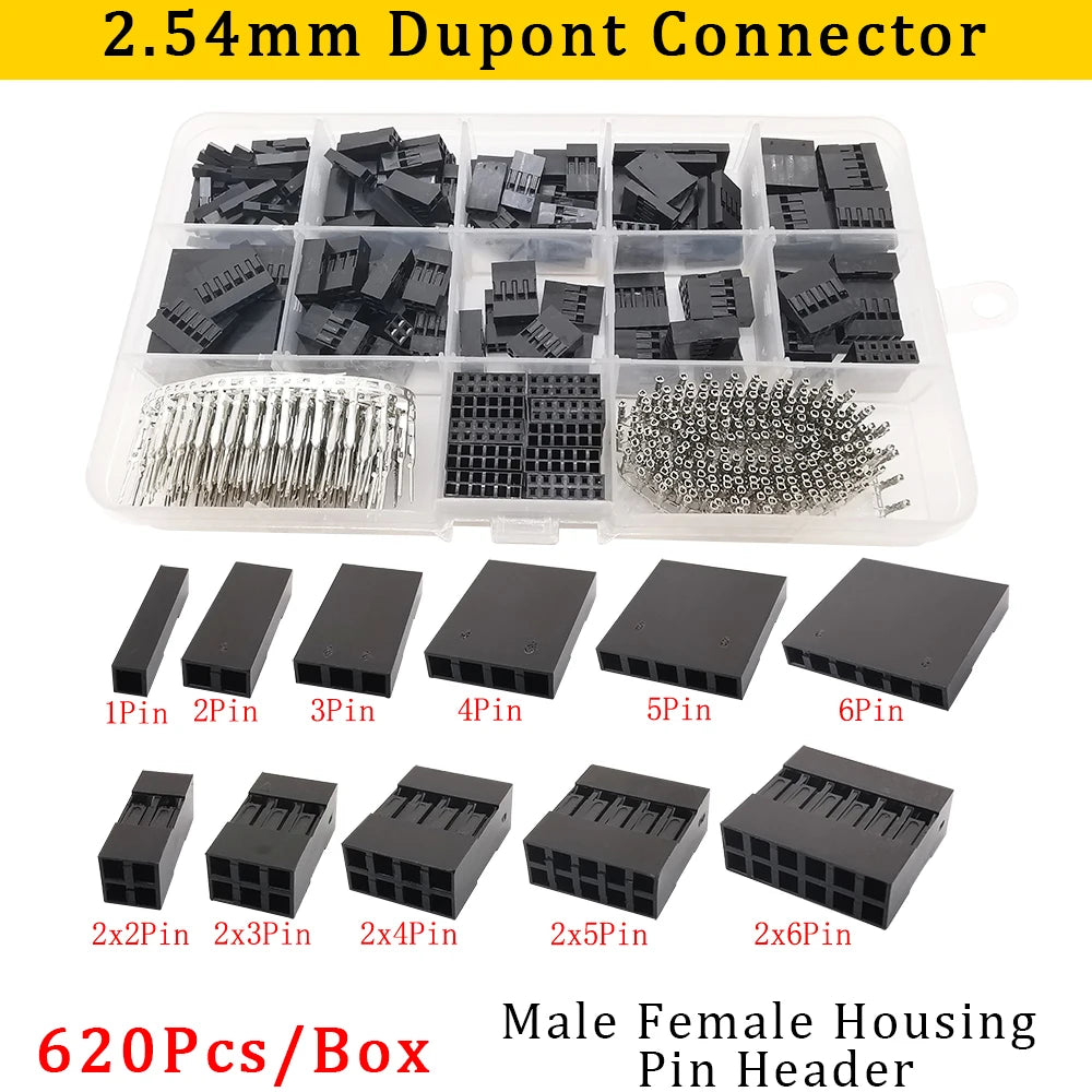 2.54mm JST/Dupont Connector Housing Kit product view 6
