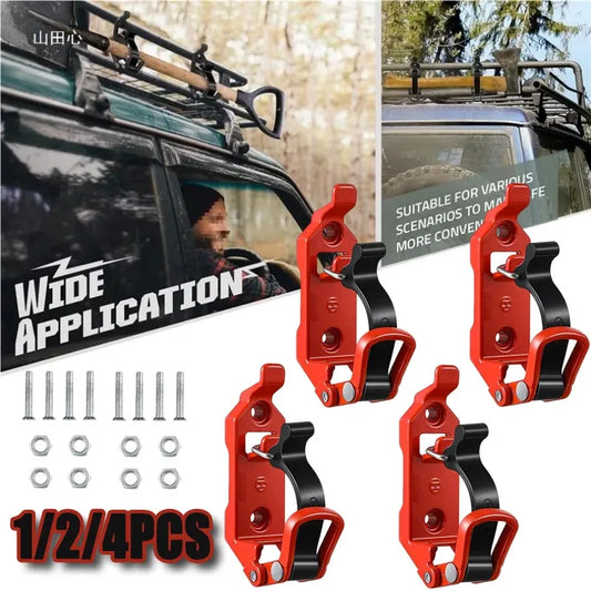 Quick release tool mounting clamps for shovel and axe
