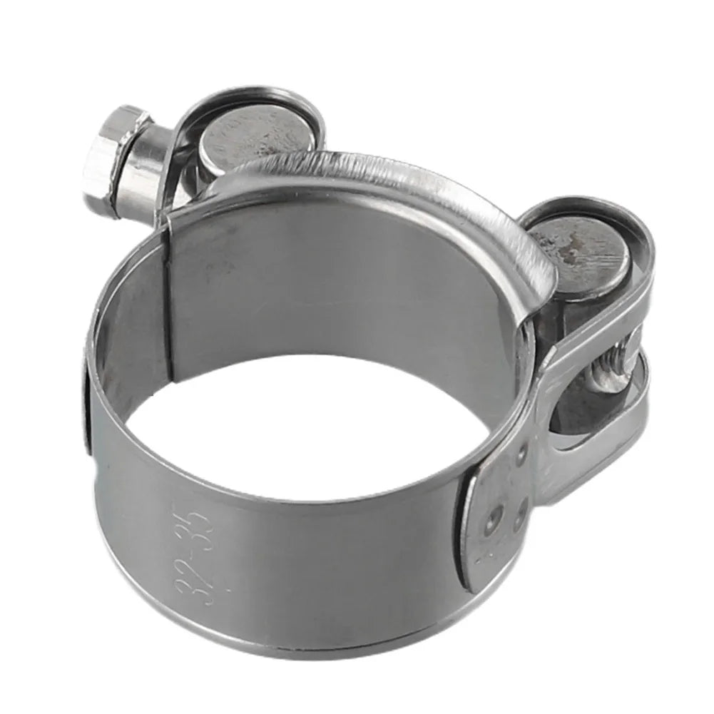 Stainless Steel Hose Clamp 17-43mm Heavy Duty T-Bolt Vent Type Hardware 17-19mm 20-22mm 23-25mm 26-28mm 29-31mm 32-35mm Tuck's Performance