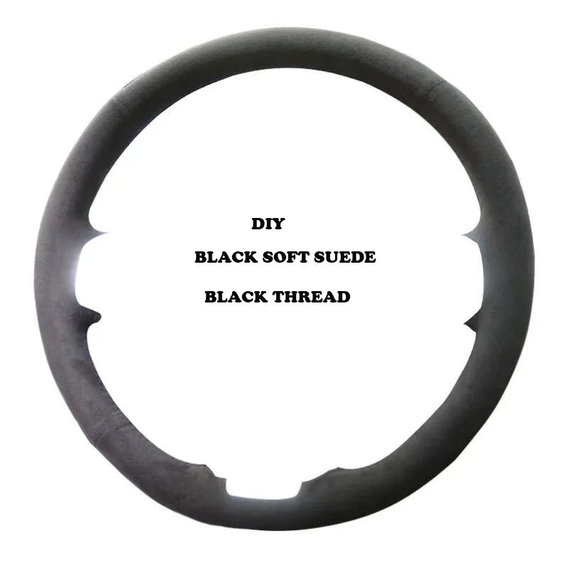 customized DIY Full coverage Steering Wheel Cover Accessorie for Nissan navara d22 1999 2000 2001 Almera N16 X-Trail Samsung SM3 Tuck's Performance