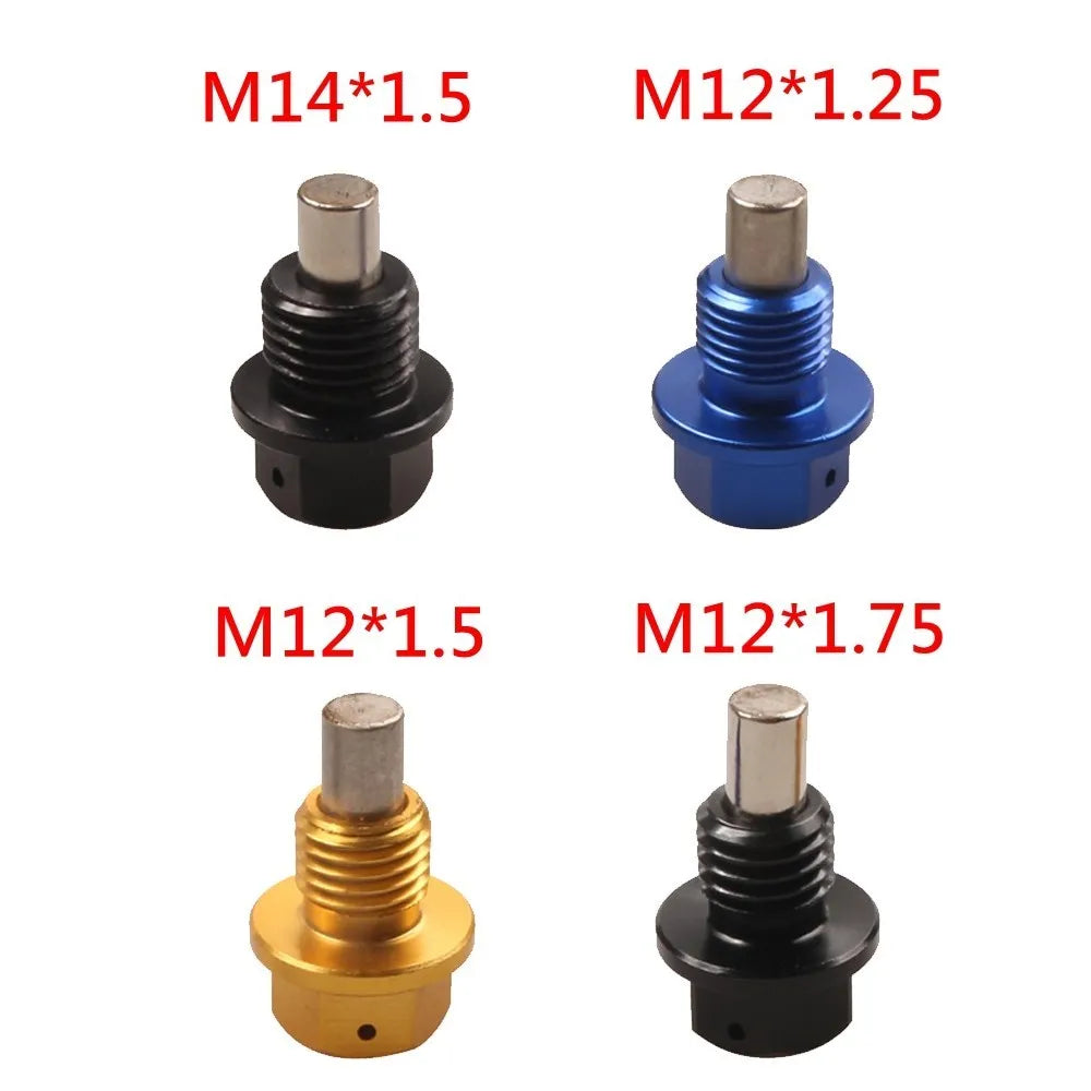 Magnetic Oil Drain Plug Oil Drain Sump Nut M12x1.25/1.5/1.75 M14-M24x1.5 Aluminum Alloy Gearbox Oil Sump Drain Plug Tuck's Performance