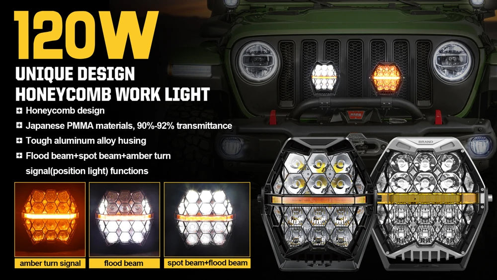 4 Inch LED Work Light with DRL product image 9