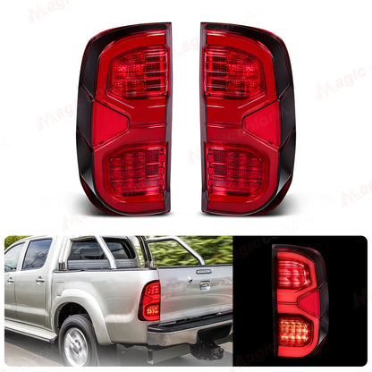 LED Taillight Assembly For Toyota Hilux n70 Brake Reversing Lamp Turn Signal Tail Lights 12V Tuck's Performance