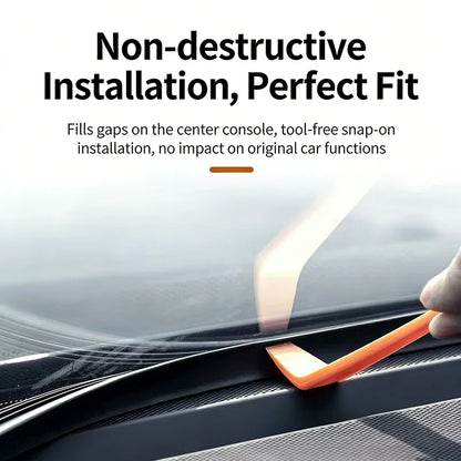 For Nissan Patrol Y60 Center Console Sealing Strip Black TPE Nissan Safari Dashboard Sealing Strip Sound Insulation Dustproofing Tuck's Performance
