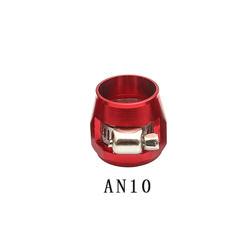 Fuel Line Hose Finisher AN4/AN6/AN8/AN10/AN12 Clamp Finisher Aluminum Car Modification Accessories Tuck's Performance