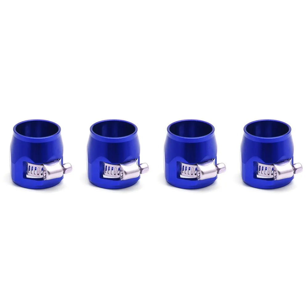 Fuel Line Hose Finisher AN4/AN6/AN8/AN10/AN12 Clamp Finisher Aluminum Car Modification Accessories Tuck's Performance