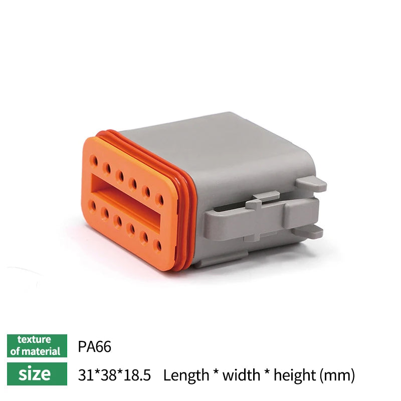 10/50/100 Sets Deutsch DTM/DT/DTP/DTF Automobile Connector Plug&Socket Male&Female Terminal DTM04-2/3/4/6/8/12 DTM06-2/3/4/6/8S Tuck's Performance