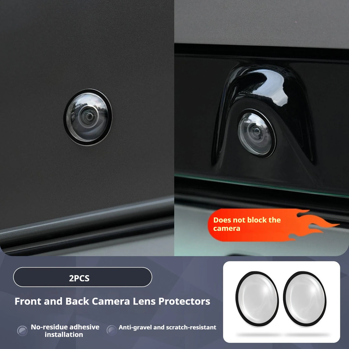 For Great Wall POER Steed Wingle7 KingKong GWMPoerSahar Car Camera Lens Protective Cover 360 View Scratch-resistant Guard Cover Tuck's Performance