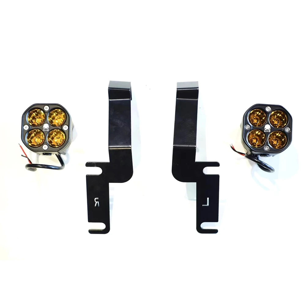 Hood Decorative Accessories For Nissan Patrol Y61 Bonnet Spotlight Mounting Base Patrol Y61 Front Light Modification Tuck's Performance