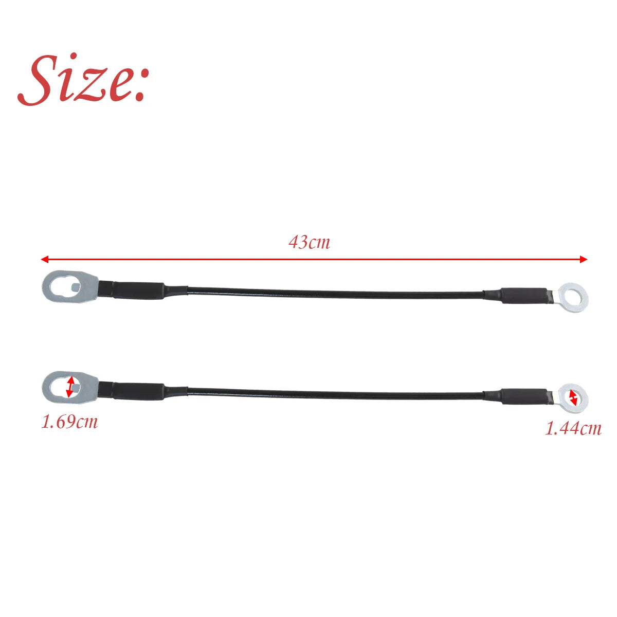 2 Pcs Rear Tailgate Cables Lift Gate Support Straps For Nissan Frontier 1998 1999 2000 2001 2002 2003 2004 90460-8B400, 38541 Tuck's Performance