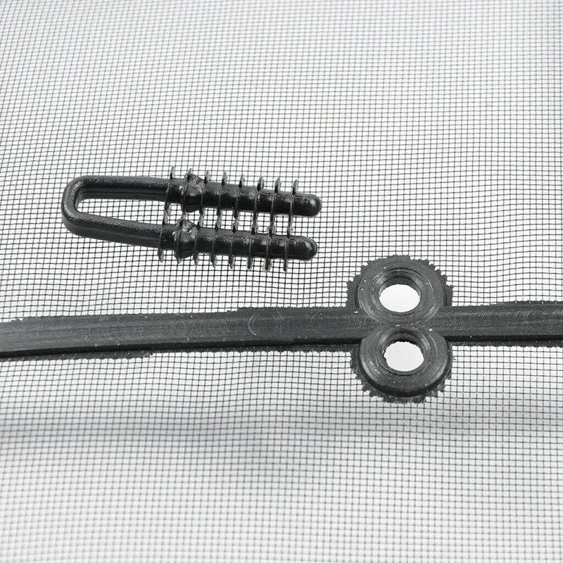 Grille mesh insert cut to factory aperture